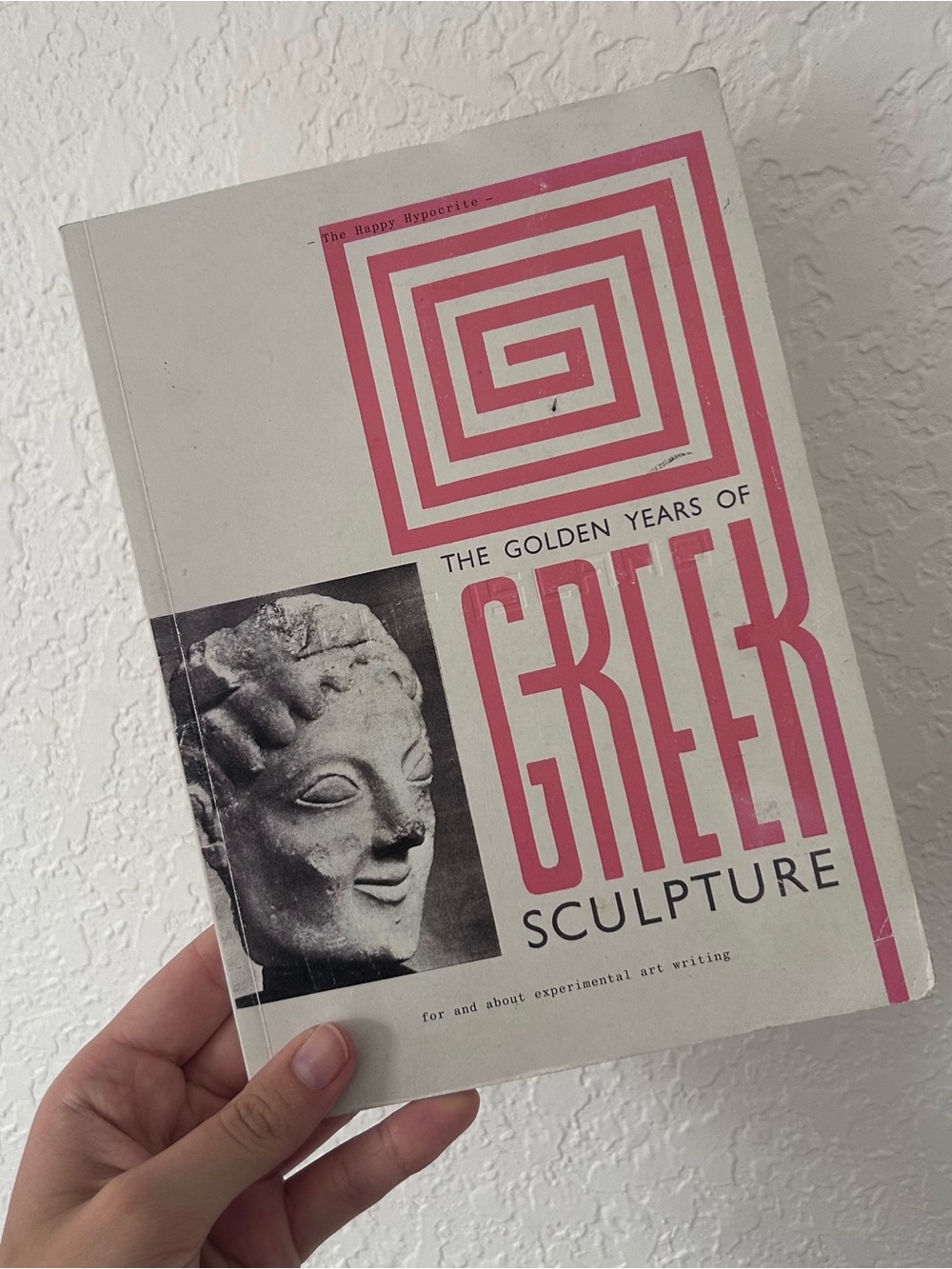 The Golden Years of Greek Sculpture Book - Pink & Cream Cover